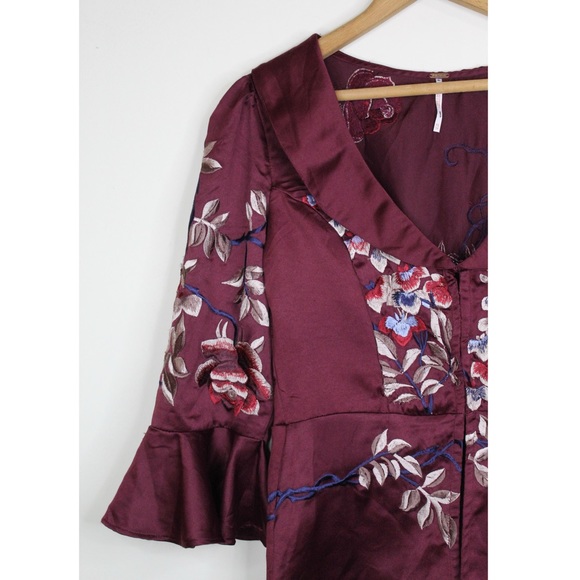 Free People Beautiful Dreams Embroidered Top - Picture 5 of 17